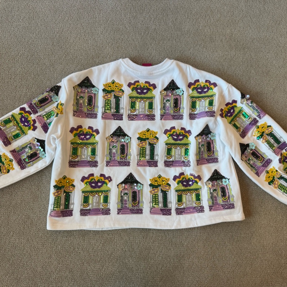 QUEEN OF SPARKLES NWOT Mardi Gras Porches HTF